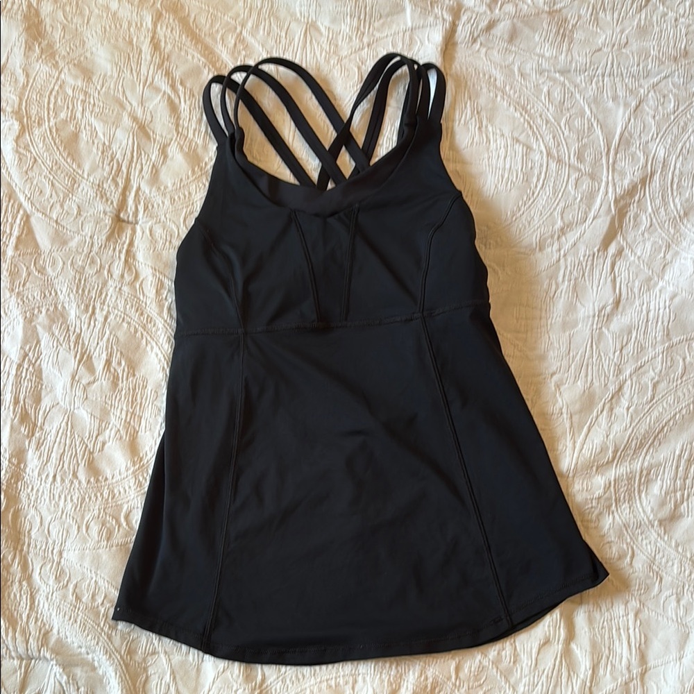 lululemon athletica Black Tank Top